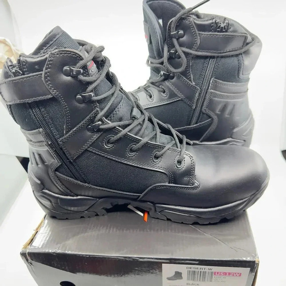 Nortiv 8 Desert-W Mens Hiking Combat Ankle Boots Military Tactical Black Size 12 - Picture 3 of 10